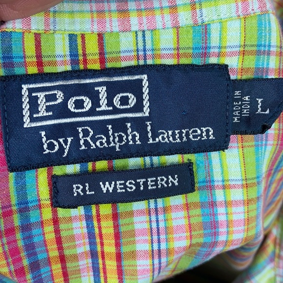 Polo Ralph Lauren Western Shirt size L - Picture 2 of 12
